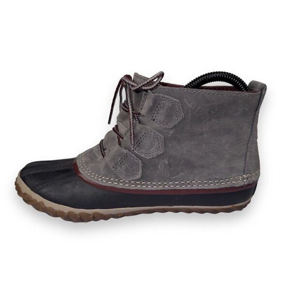 Sorel Out 'N About Waterproof Duck Boots Quarry NL2133-052 Women's 6 - Picture 6 of 11